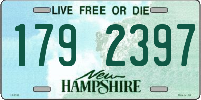 NH license plate 1792397