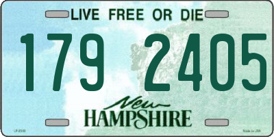 NH license plate 1792405