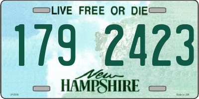 NH license plate 1792423