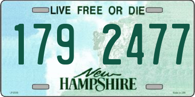 NH license plate 1792477
