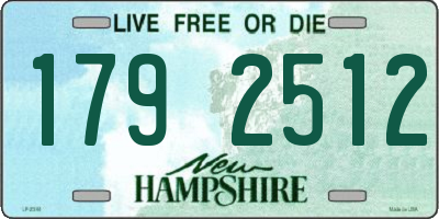 NH license plate 1792512
