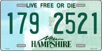 NH license plate 1792521