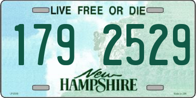 NH license plate 1792529