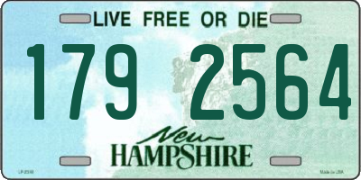 NH license plate 1792564
