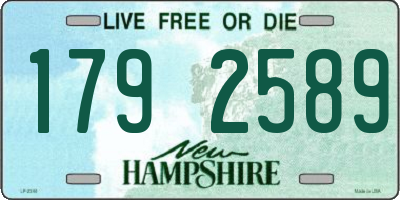 NH license plate 1792589