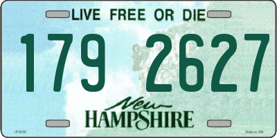 NH license plate 1792627