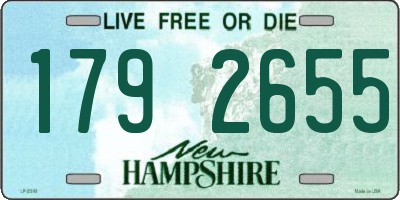 NH license plate 1792655