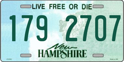 NH license plate 1792707