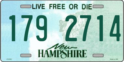 NH license plate 1792714