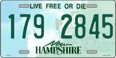 NH license plate 1792845