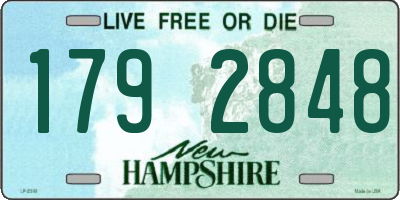 NH license plate 1792848