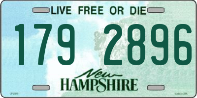 NH license plate 1792896