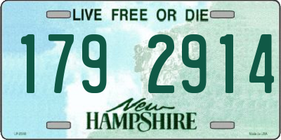 NH license plate 1792914