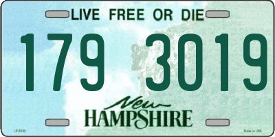 NH license plate 1793019