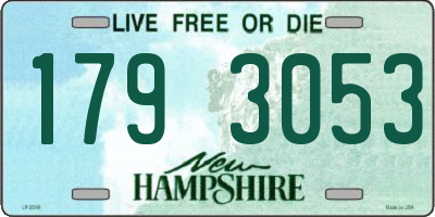 NH license plate 1793053