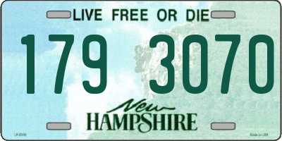 NH license plate 1793070