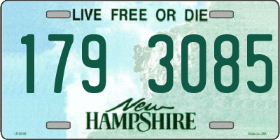 NH license plate 1793085