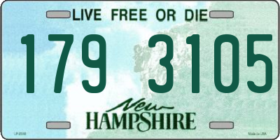 NH license plate 1793105