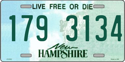 NH license plate 1793134