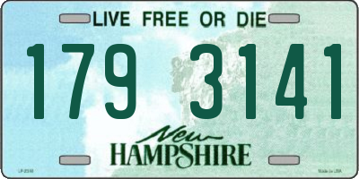 NH license plate 1793141