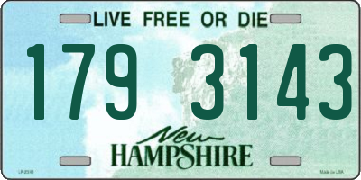 NH license plate 1793143