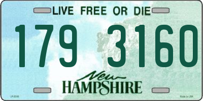 NH license plate 1793160