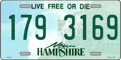 NH license plate 1793169