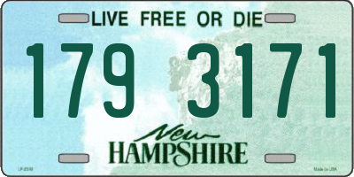NH license plate 1793171