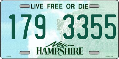 NH license plate 1793355