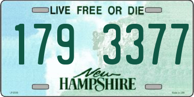 NH license plate 1793377