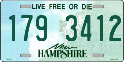 NH license plate 1793412
