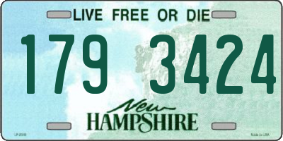 NH license plate 1793424