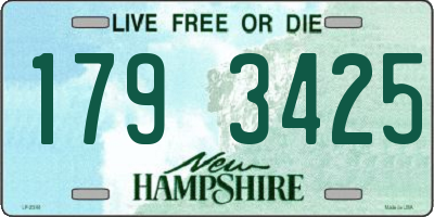 NH license plate 1793425