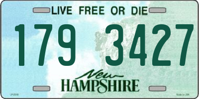 NH license plate 1793427