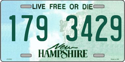 NH license plate 1793429