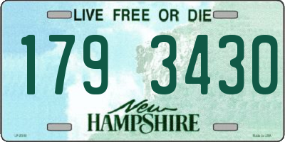 NH license plate 1793430