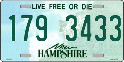 NH license plate 1793433