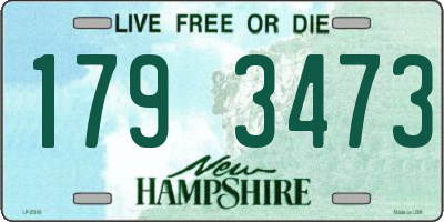 NH license plate 1793473