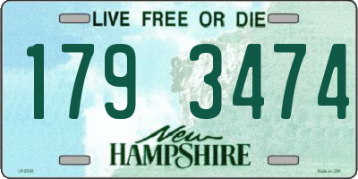NH license plate 1793474