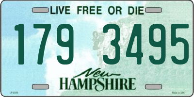 NH license plate 1793495
