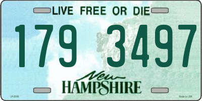NH license plate 1793497