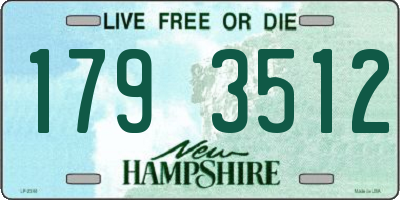 NH license plate 1793512
