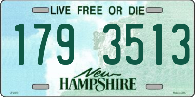 NH license plate 1793513