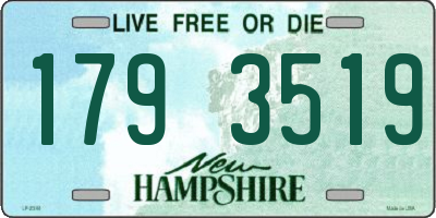 NH license plate 1793519