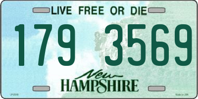 NH license plate 1793569