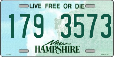 NH license plate 1793573