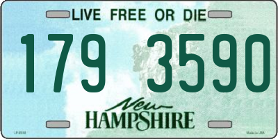 NH license plate 1793590