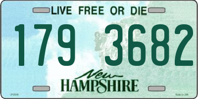 NH license plate 1793682