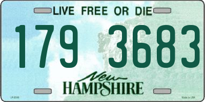 NH license plate 1793683
