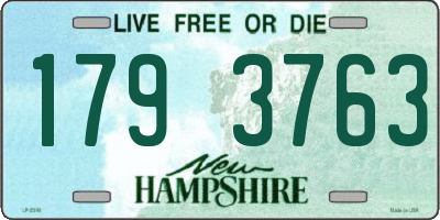 NH license plate 1793763
